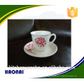 new design hot sale ceramic coffee cup and saucer,porcelain cup and saucer